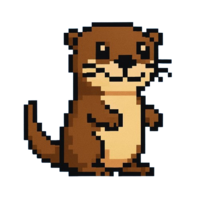 Cartoon otter as a reference to Cloudflare's mascot